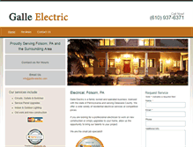 Tablet Screenshot of galle-electric.com